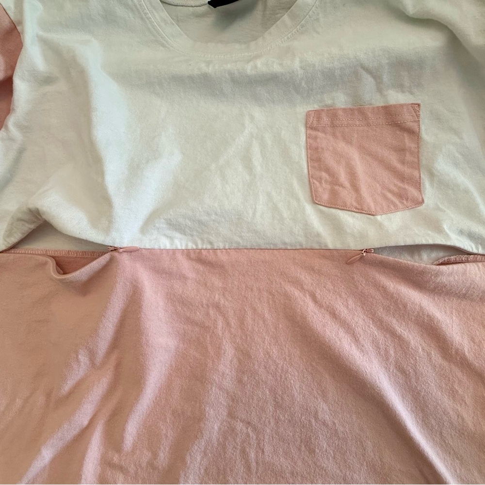 Nursing Queen Double Zip Breastfeeding Shirt Large - Picture 4 of 4